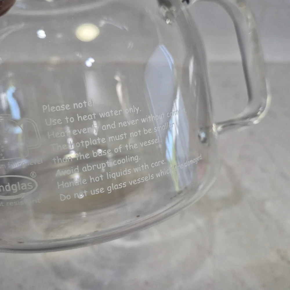 Trendglas JENA Teapot Heat Resistant 1.75L Clear Glass